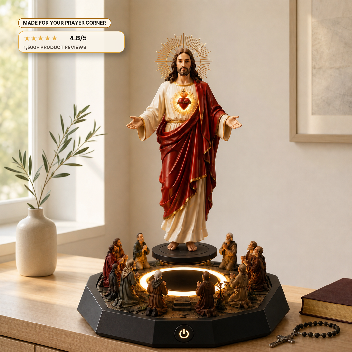 Sacred Heart Levitation Display