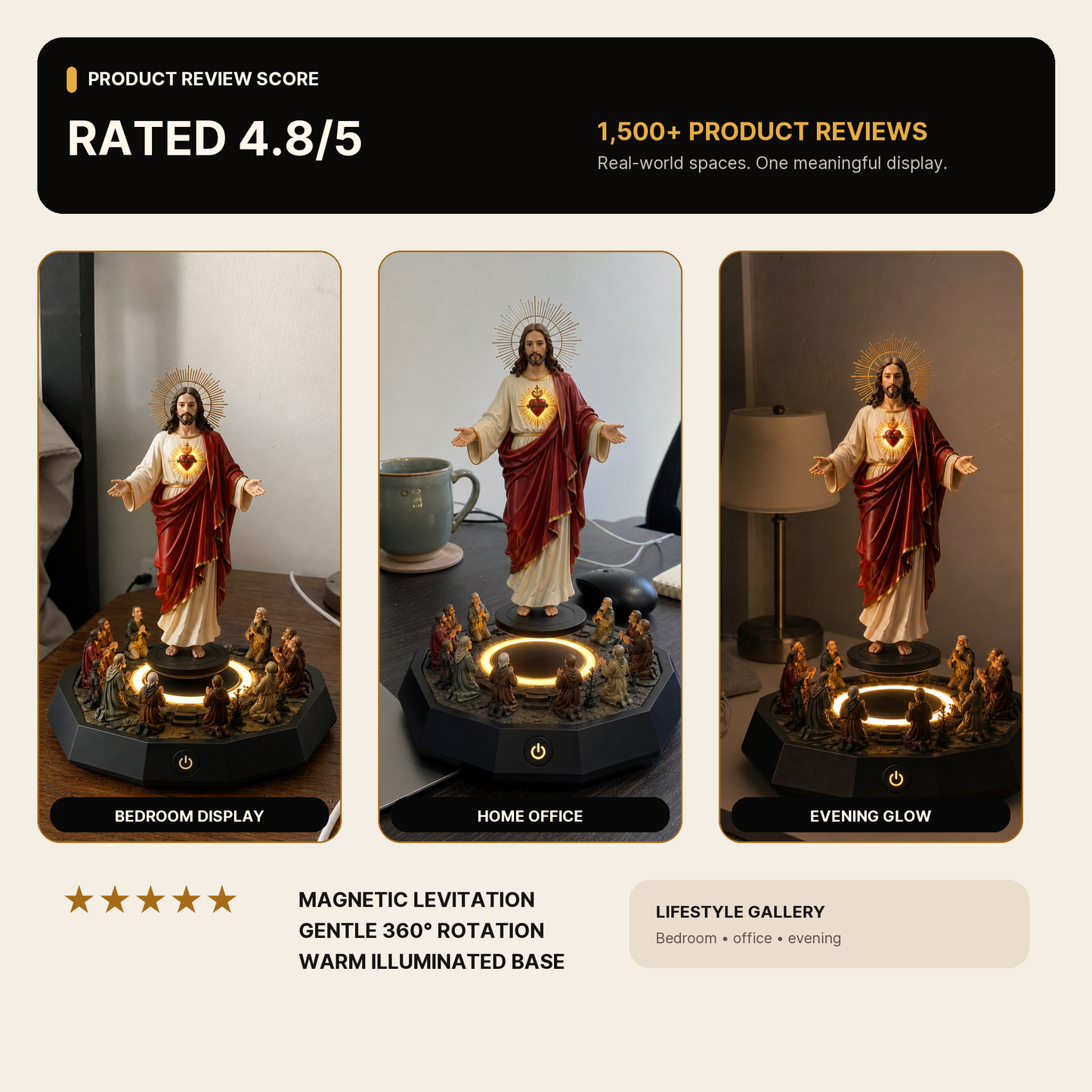Sacred Heart Levitation Display