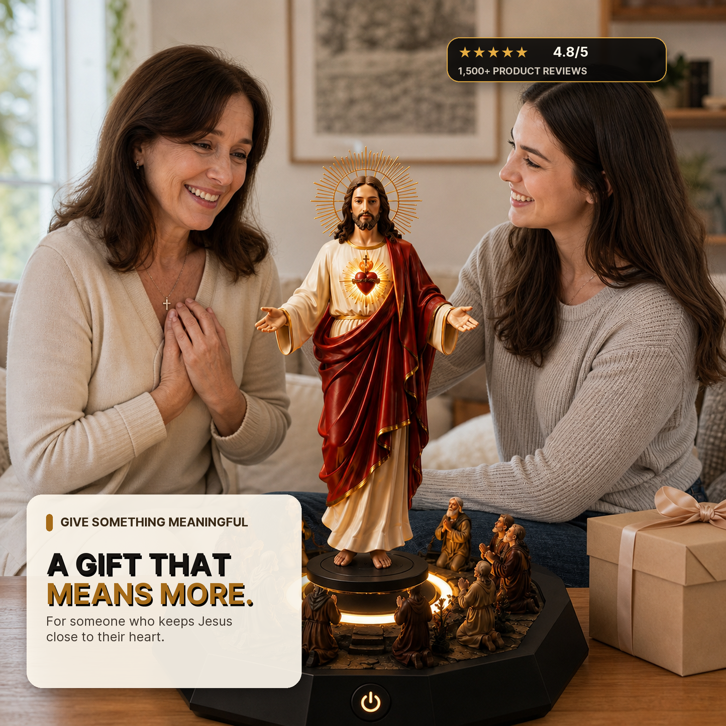 Sacred Heart Levitation Display